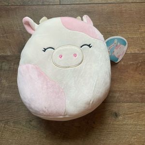 caeydn the strawberry pink cow 10 inch BNWT